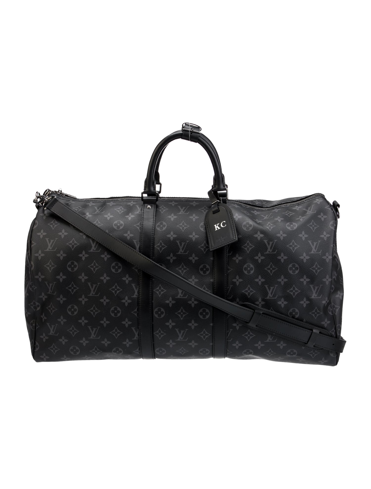 Louis Vuitton Coated Canvas Keepall Bandouliere